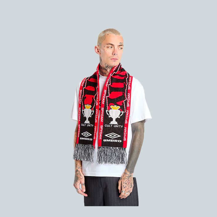UMBRO CULT UNITY SCARF - BLACK RED image 0