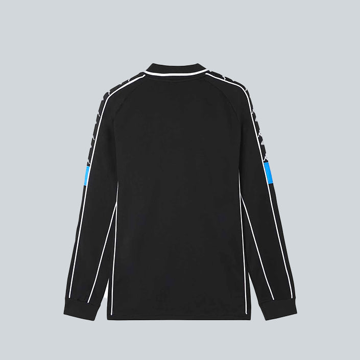 KAPPA X HELAS LS POLO - BLACK image 1