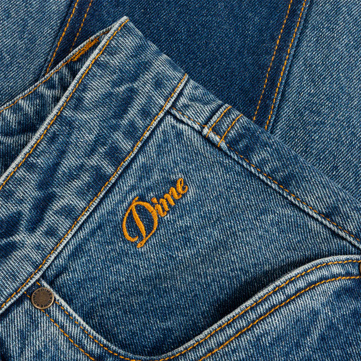 DIME MTL BAGGY DENIM PANTS - KNOWTOMATIC BLUE image 4