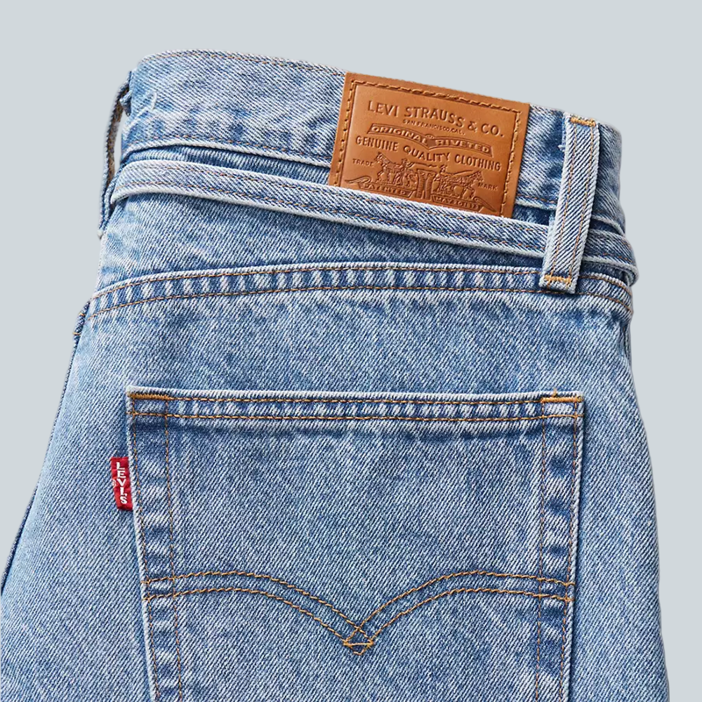 LEVIS JEAN XL STRAIGHT DENIM - THANKS FRIEND - BLEU image 1