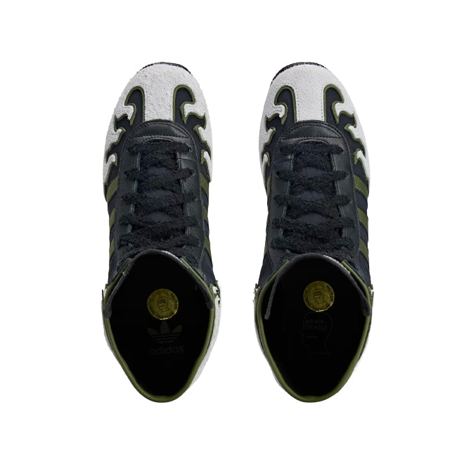 ADIDAS X BRAIN DEAD JAPON HI - CORE BLACK / CRYSTAL WHITE / GOLD METALLIC image 3