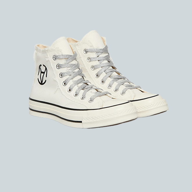 CONVERSE SLAM JAM CHUCK 70 HIGH SNEAKERS - VINTAGE WHITE image 2