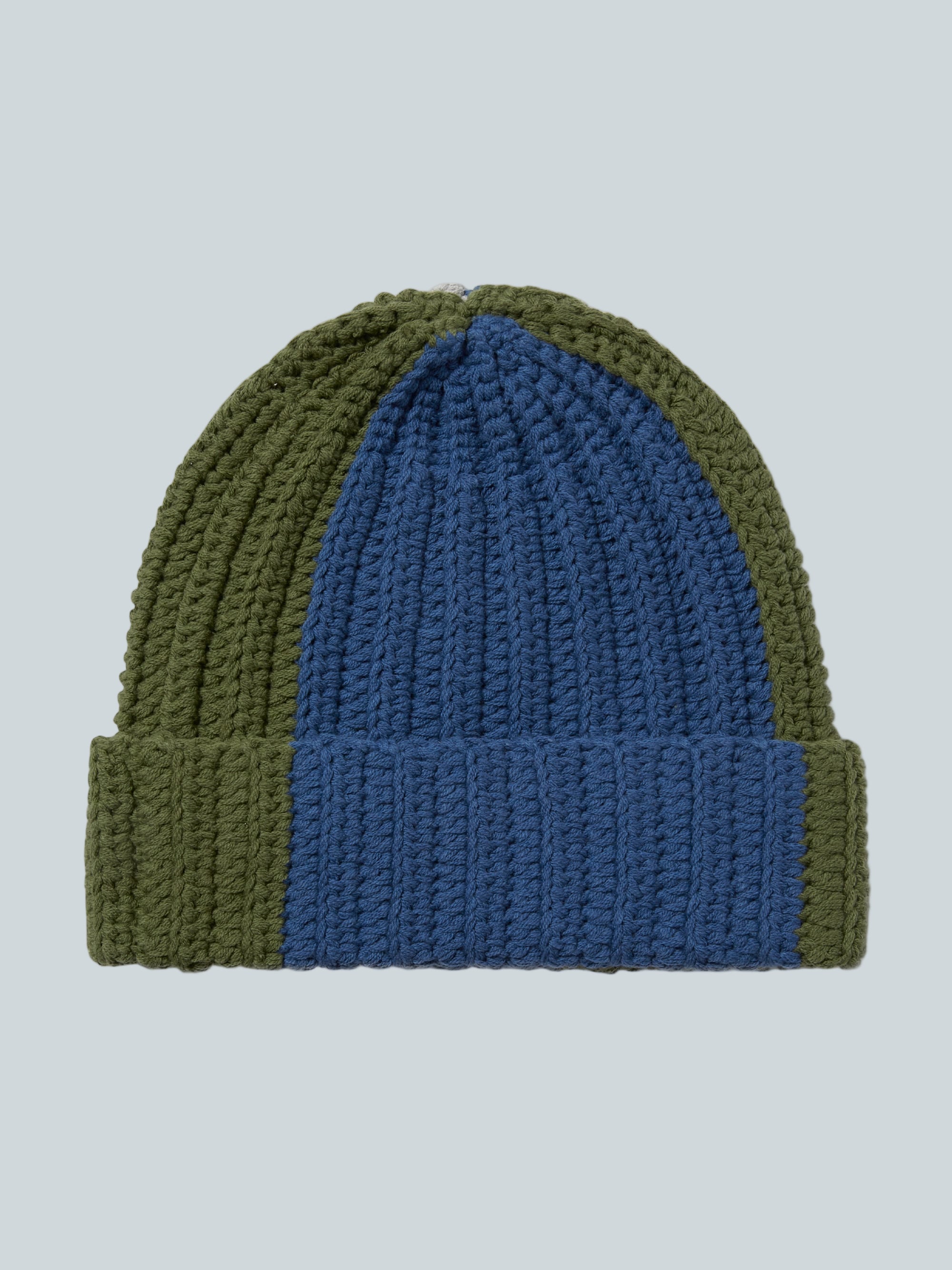 THISISNEVERTHAT MULTICOLOR CROCHET BEANIE - GREEN image 1