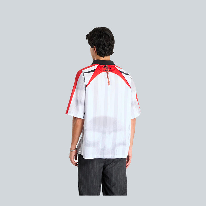 UMBRO 01 03 POLO - WHITE RED image 1