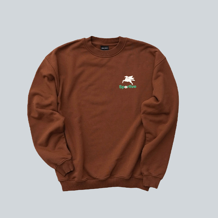 GOODIES SPORTIVE PREMIUM CREWNECK - CHOCOLATE image 0