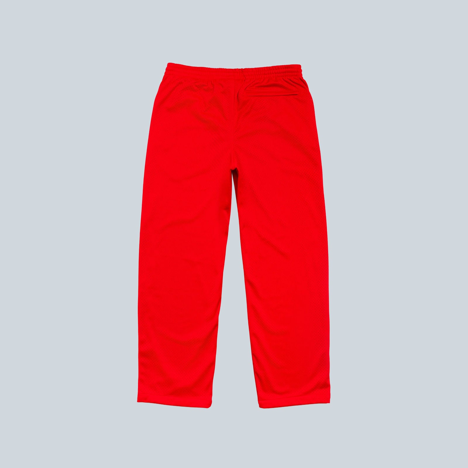 MESH TRACK PANT - RED