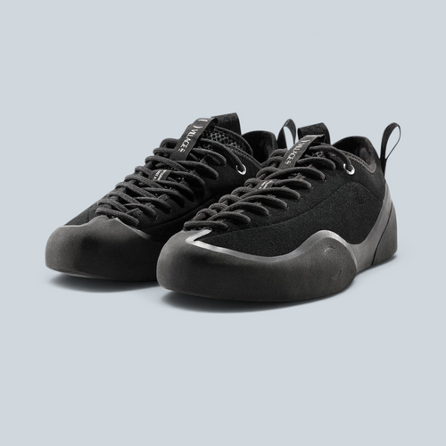 Sneaker basse Saison 1PM en cuir suédé noir avec semelle Natural Black robuste