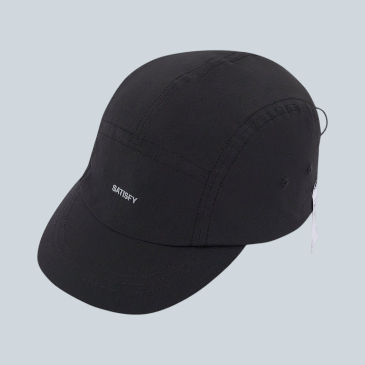 Casquette de trail noire Saison AmbientWarp en tissu Cordura durable avec logo réfléchissant