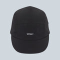 Casquette de trail noire Saison AmbientWarp en tissu Cordura durable avec logo blanc sur le devant