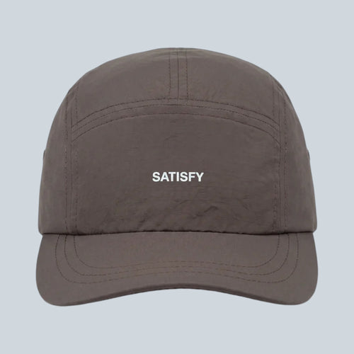 Casquette de trail 5 panneaux Saison AmbientWarp en Cordura et Softshell couleur Falcon avec visière courte souple
