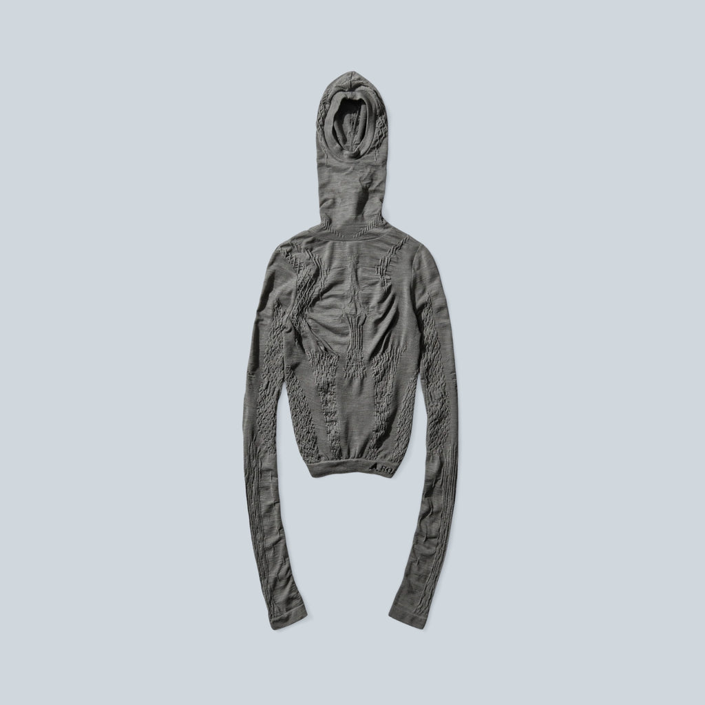 ROA Aune Merino 3D Seamless Top Grey