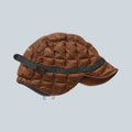 Bonnet isolant Saison G-ZERO Primaloft couleur cola en nylon matelassé avec visière et sangle réglable