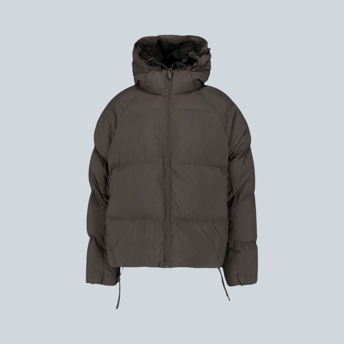 Doudoune matelassée Saison adidas x Arte Antwerp couleur marron branch avec capuche et fermeture zippée