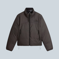 Doudoune réversible Saison The North Face Pertex Nuptse en nylon gris plomb et noir avec isolation en duvet 700