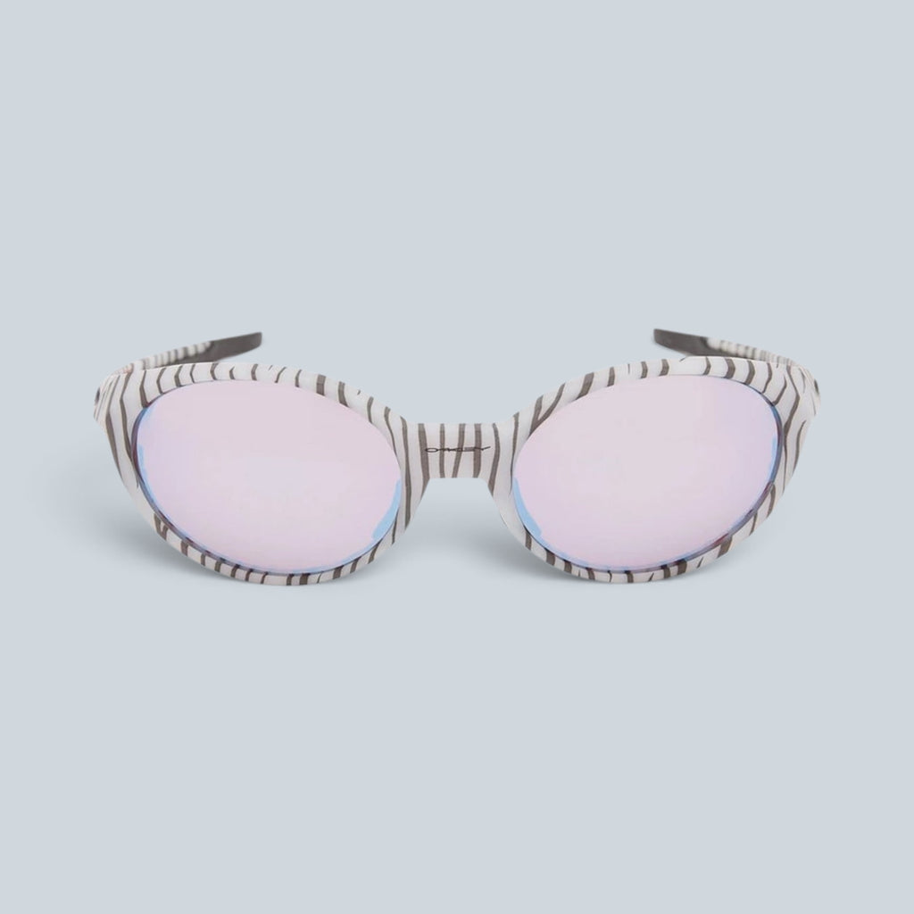 Lunettes de soleil Saison Eyejacket avec monture à motif camouflage blanc et verres teintés roses