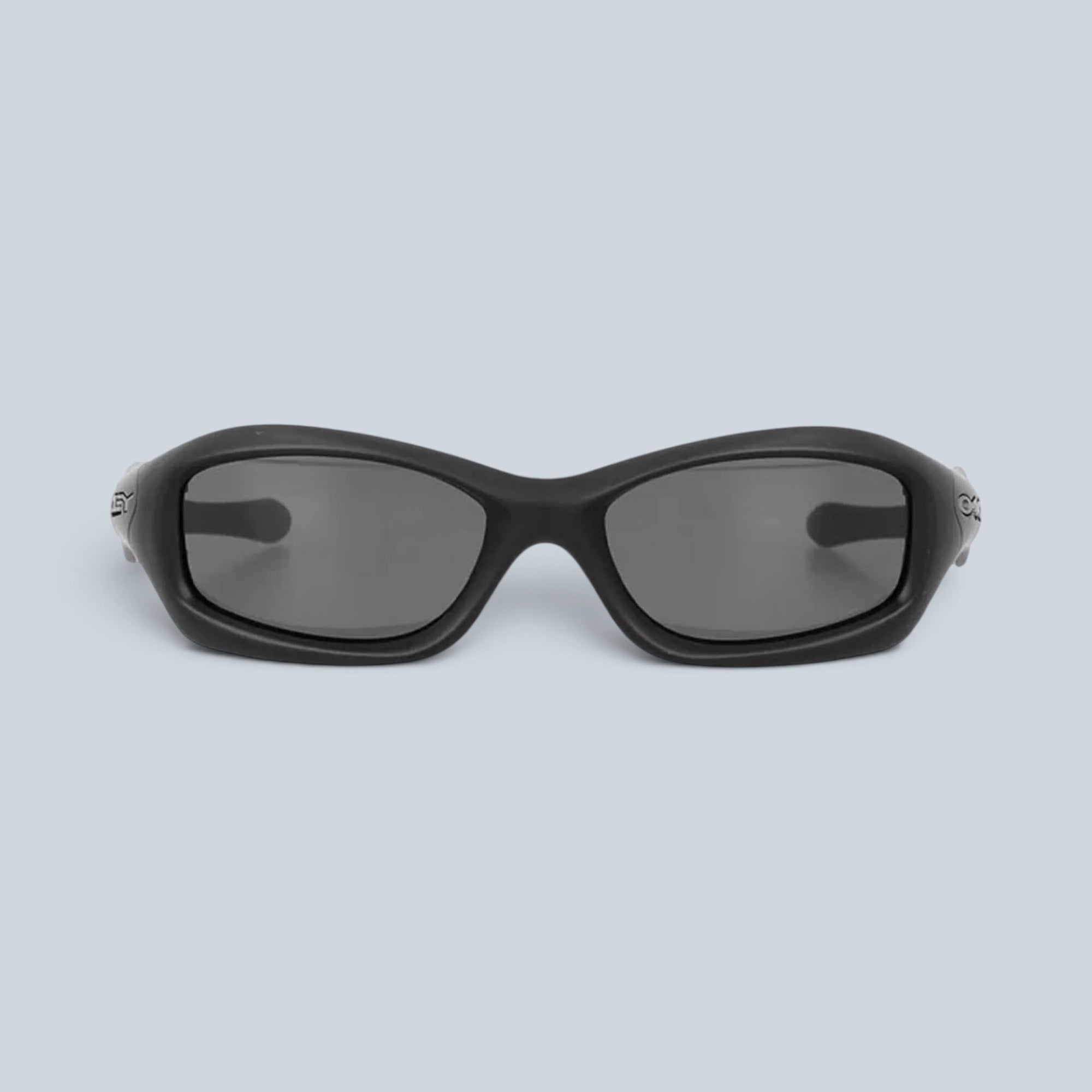 Lunettes de soleil Saison FATCAT noires avec monture enveloppante et verres teintés foncés
