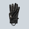 Gants de première couche Saison Andie noirs en maille polyamide extensible avec panneaux techniques et logo