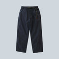 Pantalon droit Saison Gramicci en sergé de coton bleu marine avec ceinture intégrée réglable