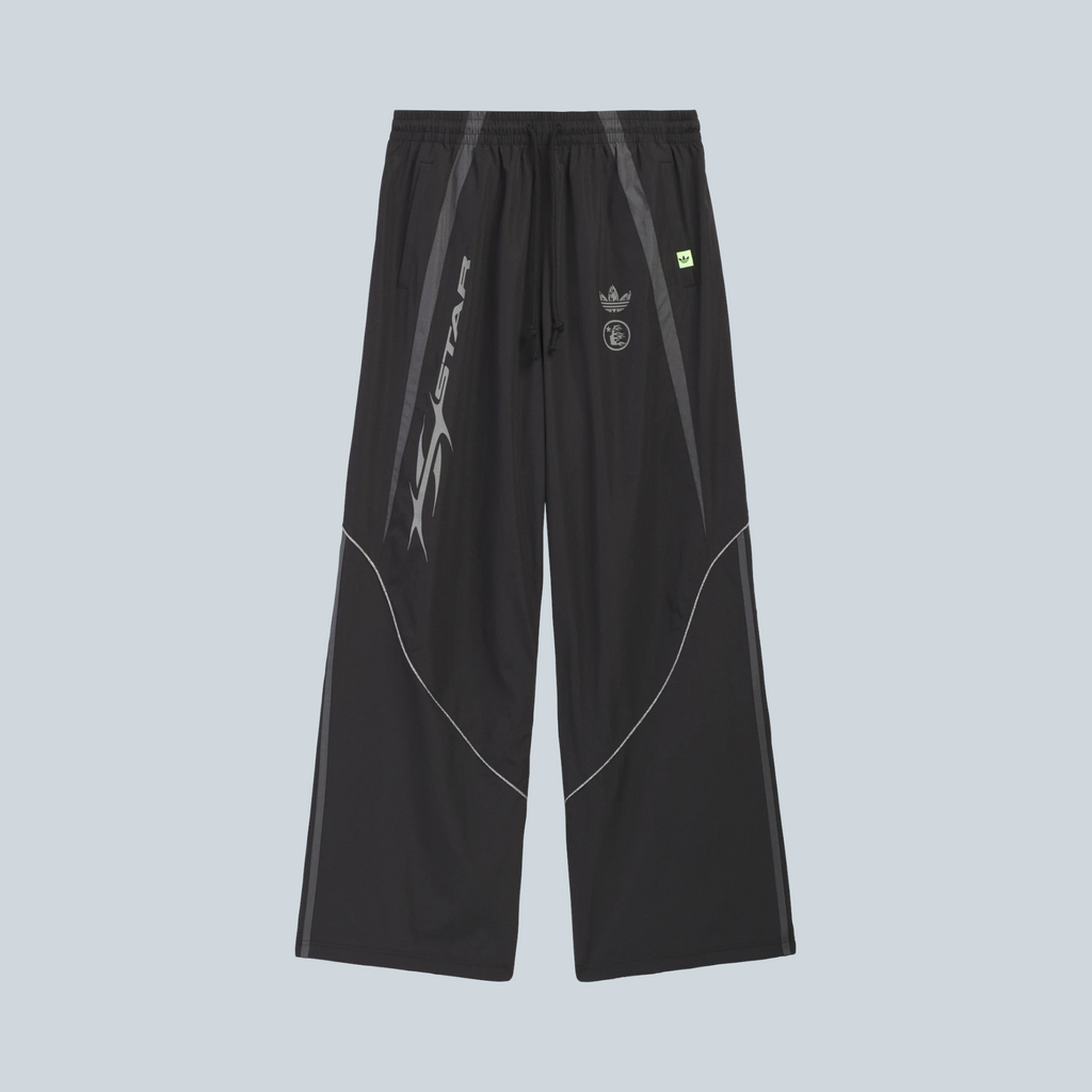 Pantalon de survêtement noir Saison Hellstar pour adidas en polyester recyclé avec logos graphiques