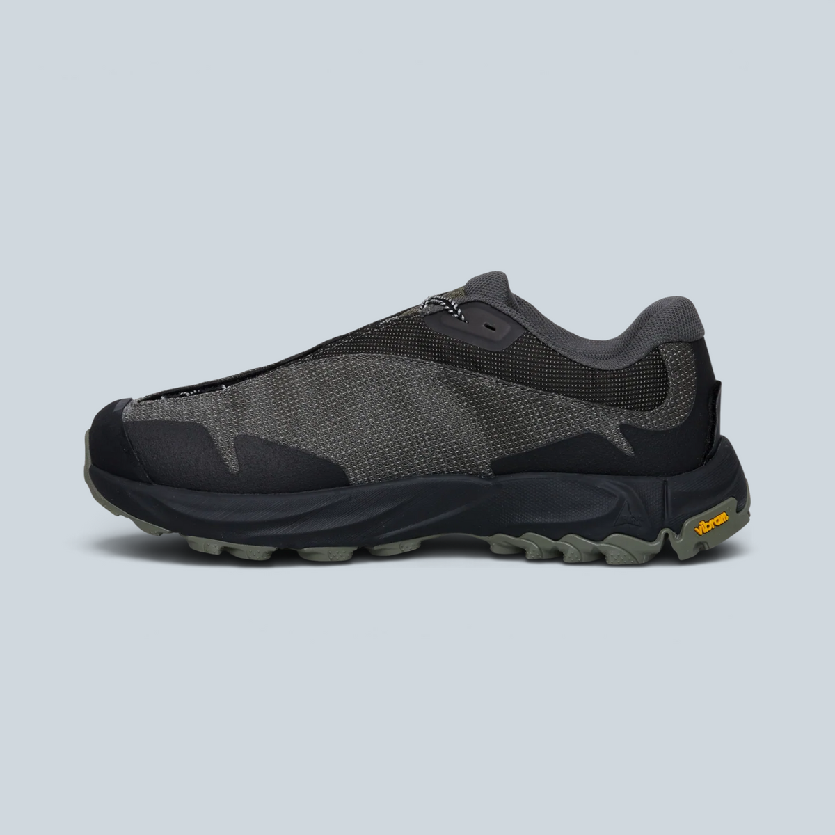 Chaussure de trail Saison Kuna Trail verte avec semelle Vibram robuste et empeigne en mesh technique