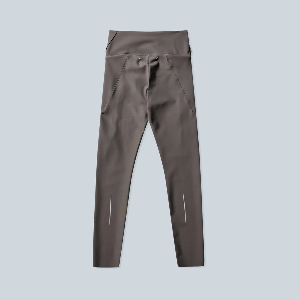Legging de compression taille haute Saison Gator en nylon et élasthanne couleur graphite, vue arrière