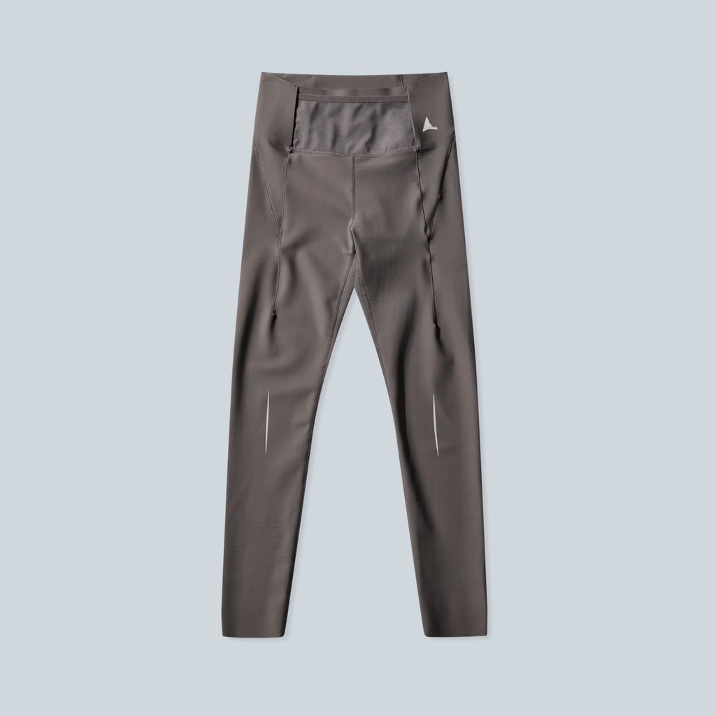 Legging de compression taille haute Saison Gator couleur graphite en nylon et élasthanne avec détails réfléchissants