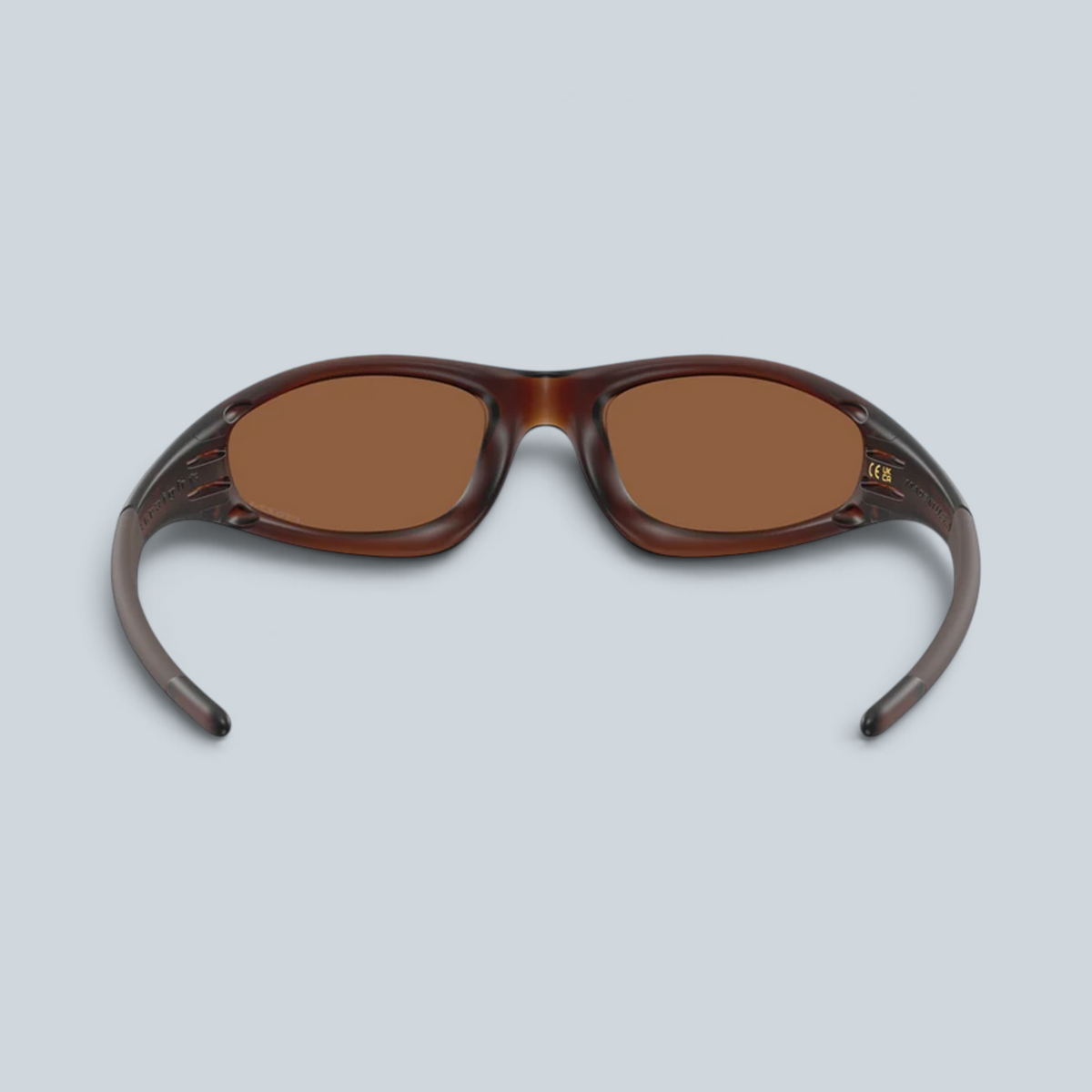 Lunettes de soleil Oakley Straight Jacket 99 Saison avec monture marron mat et verres Prizm Tungsten