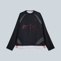 Maillot manches longues Saison Arte Antwerp x adidas noir et blanc style football avec logo graphique