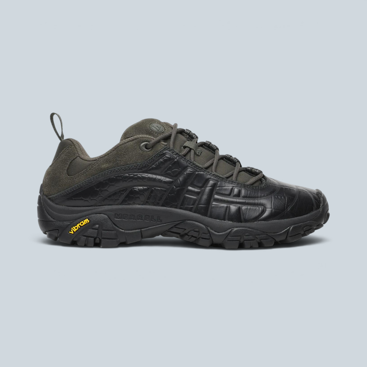 Chaussures de randonnée Saison Merrell Moab 2 RPT SE en cuir texturé vert beluga avec semelle Vibram