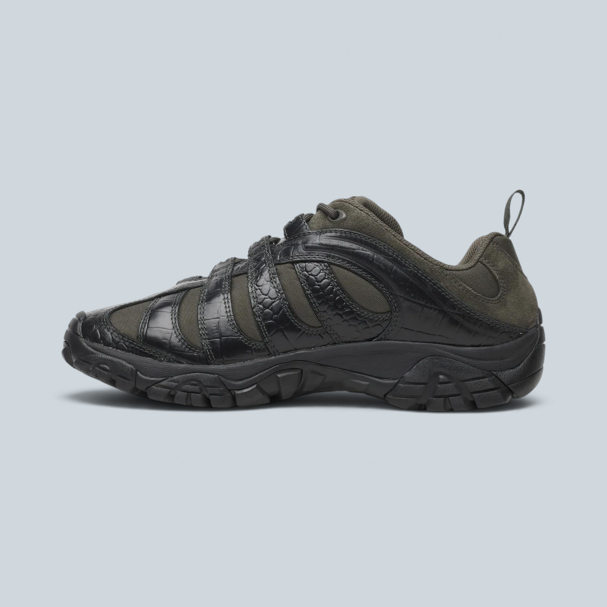 Chaussure de randonnée Saison Moab 2 RPT SE couleur Beluga avec détails en cuir texturé façon croco