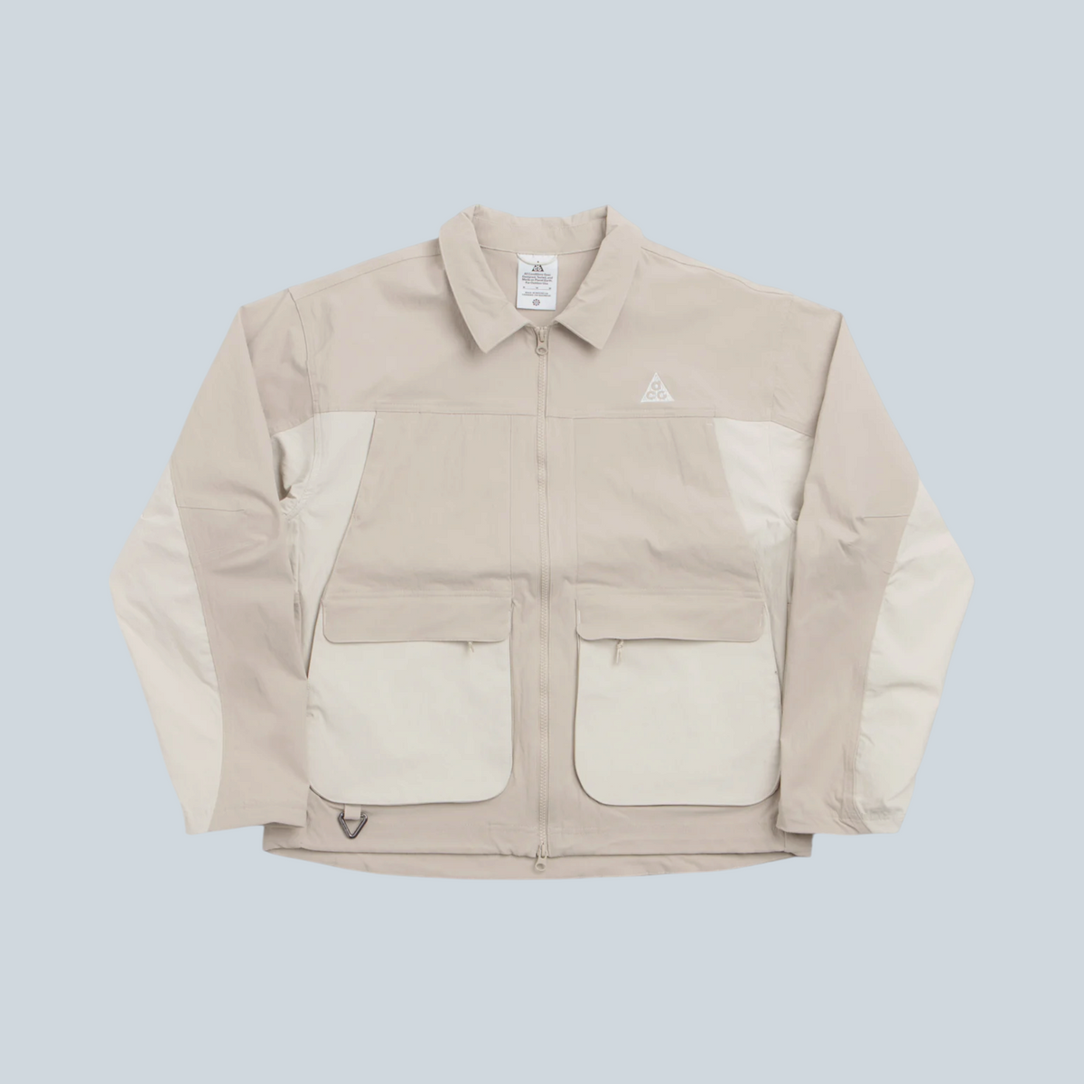 Veste Saison Nike ACG Smith Summit beige et crème en toile déperlante avec poches cargo et mousqueton
