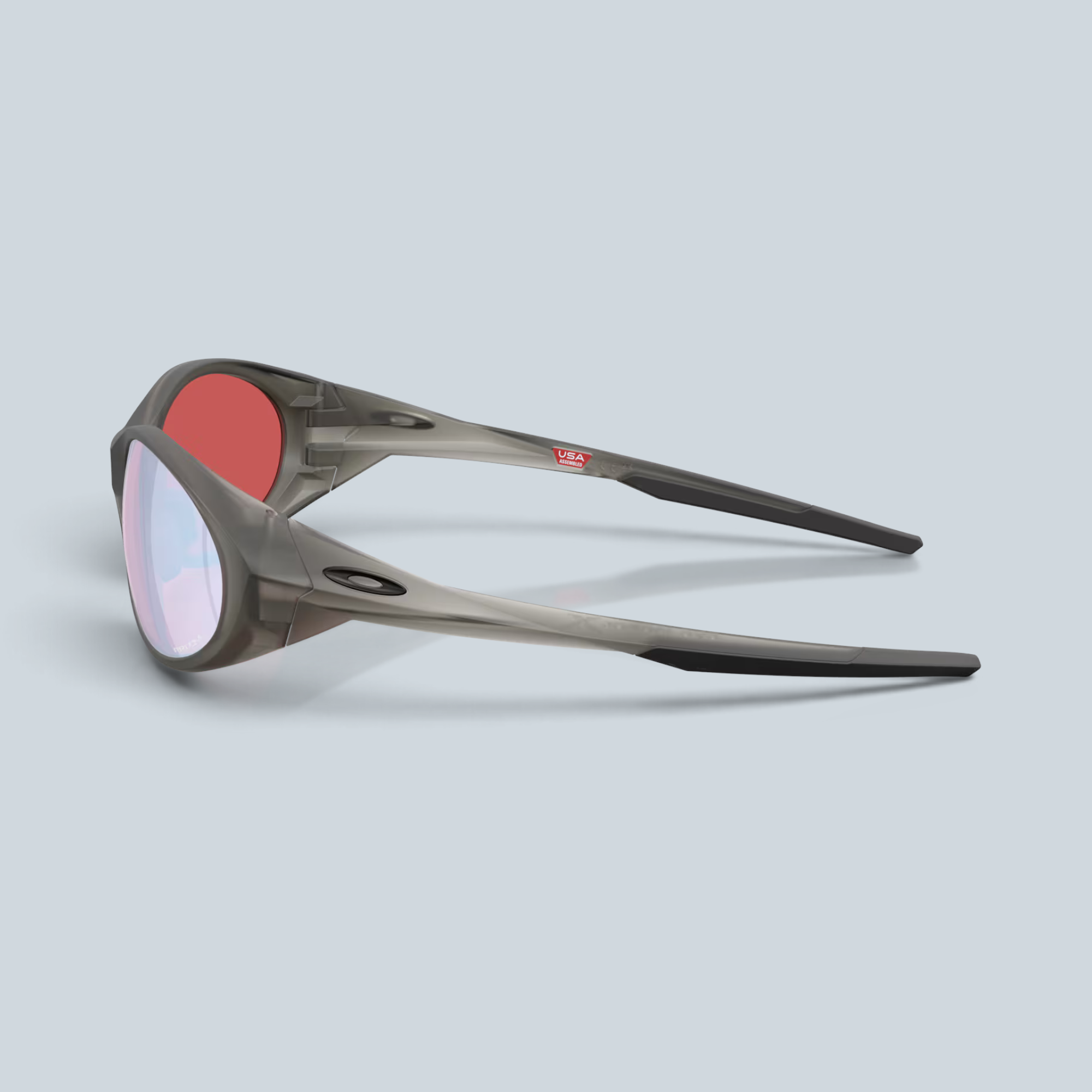 Lunettes de soleil Saison Oakley Eye Jacket Redux avec monture Matte Grey Smoke et verres Prizm Snow Sapphire