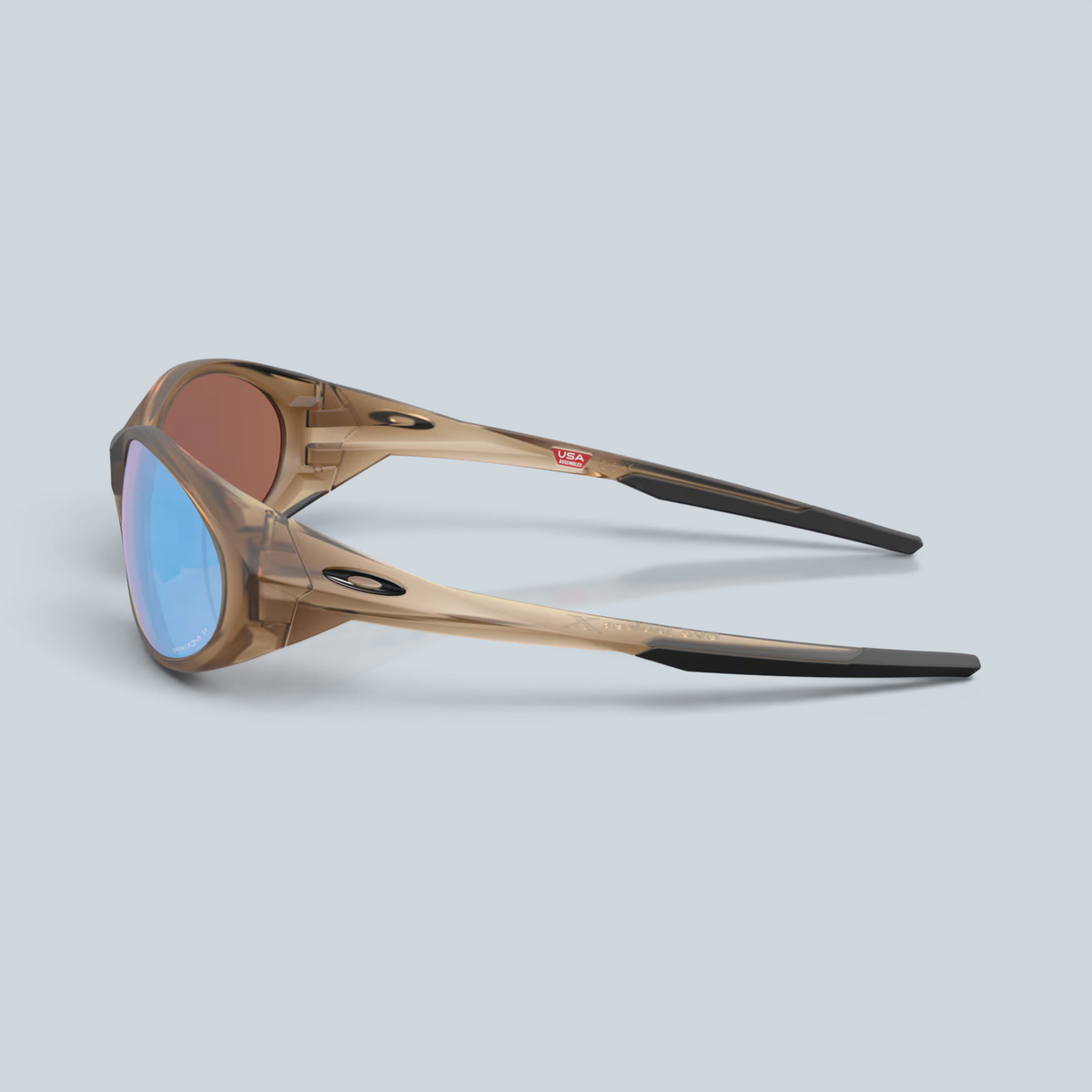 Lunettes de soleil Saison Oakley Eye Jacket Redux avec monture Matte Brown Smoke et verres Prizm Deep Water polarisés