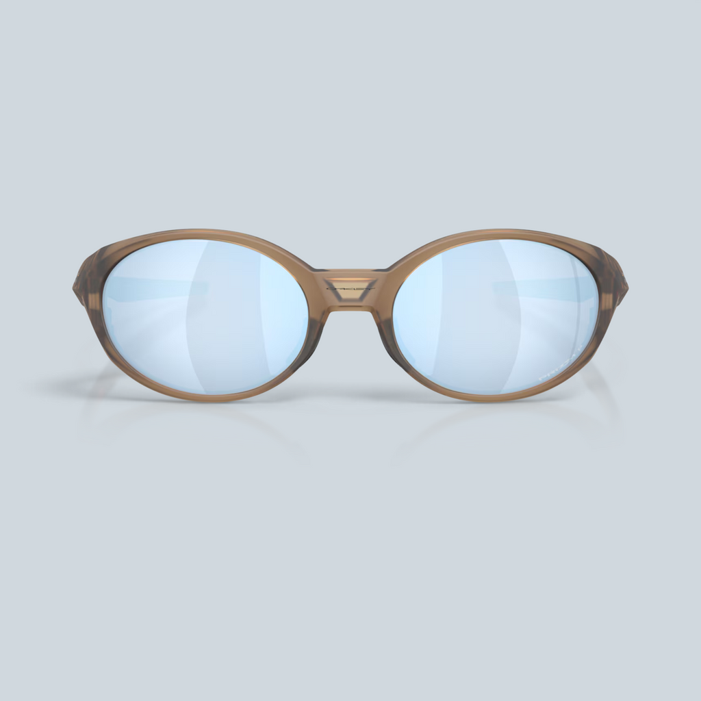 Lunettes de soleil Saison Oakley Eye Jacket Redux monture Matte Brown Smoke et verres Prizm Deep Water polarisés