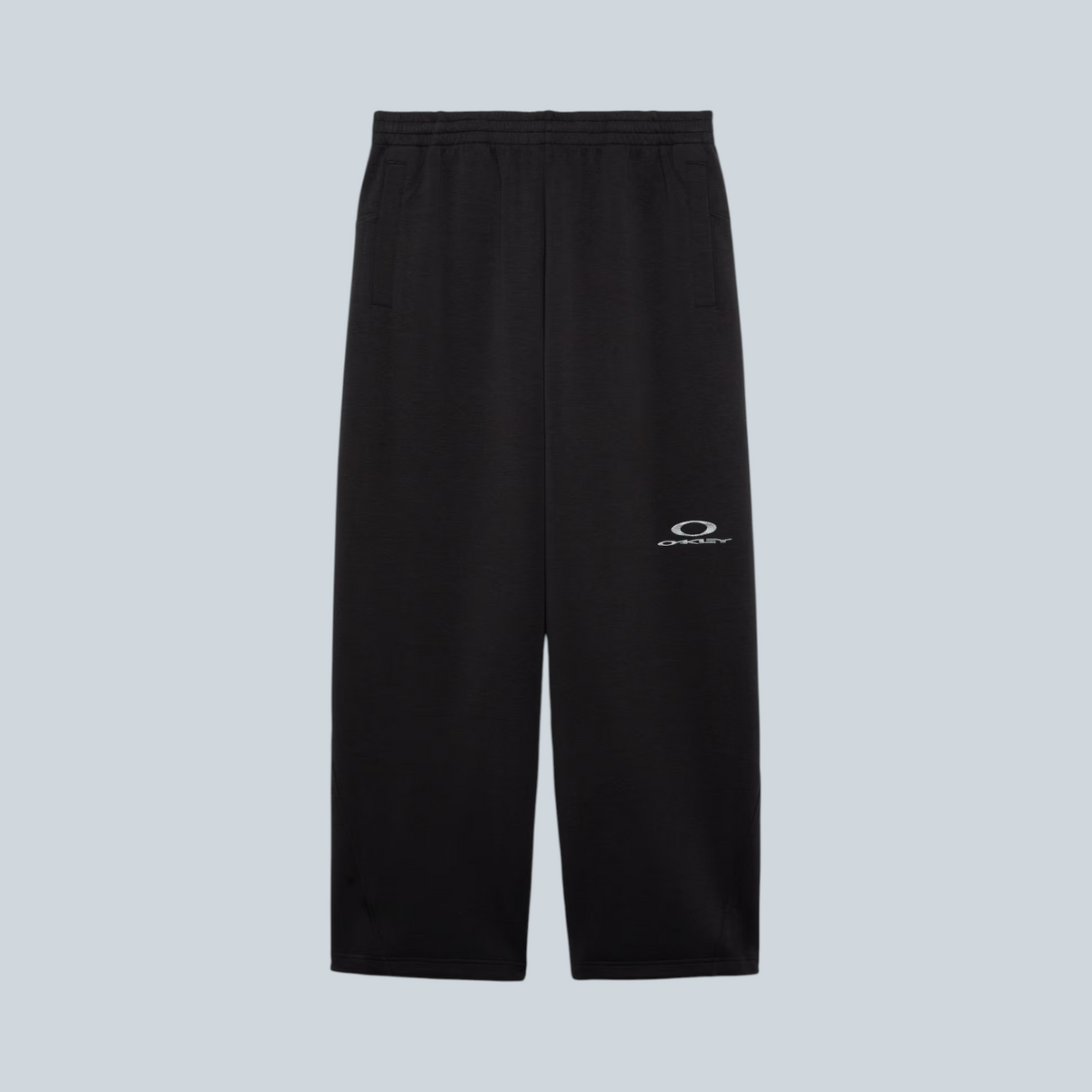Pantalon de jogging en polaire noir Oakley New Retro Fleece Pants 2.7 de Saison avec logo blanc sur la jambe