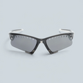 Lunettes de soleil Saison Oakley x Satisfy Suture Jacket gris fumé avec verres ventilés Prizm Black