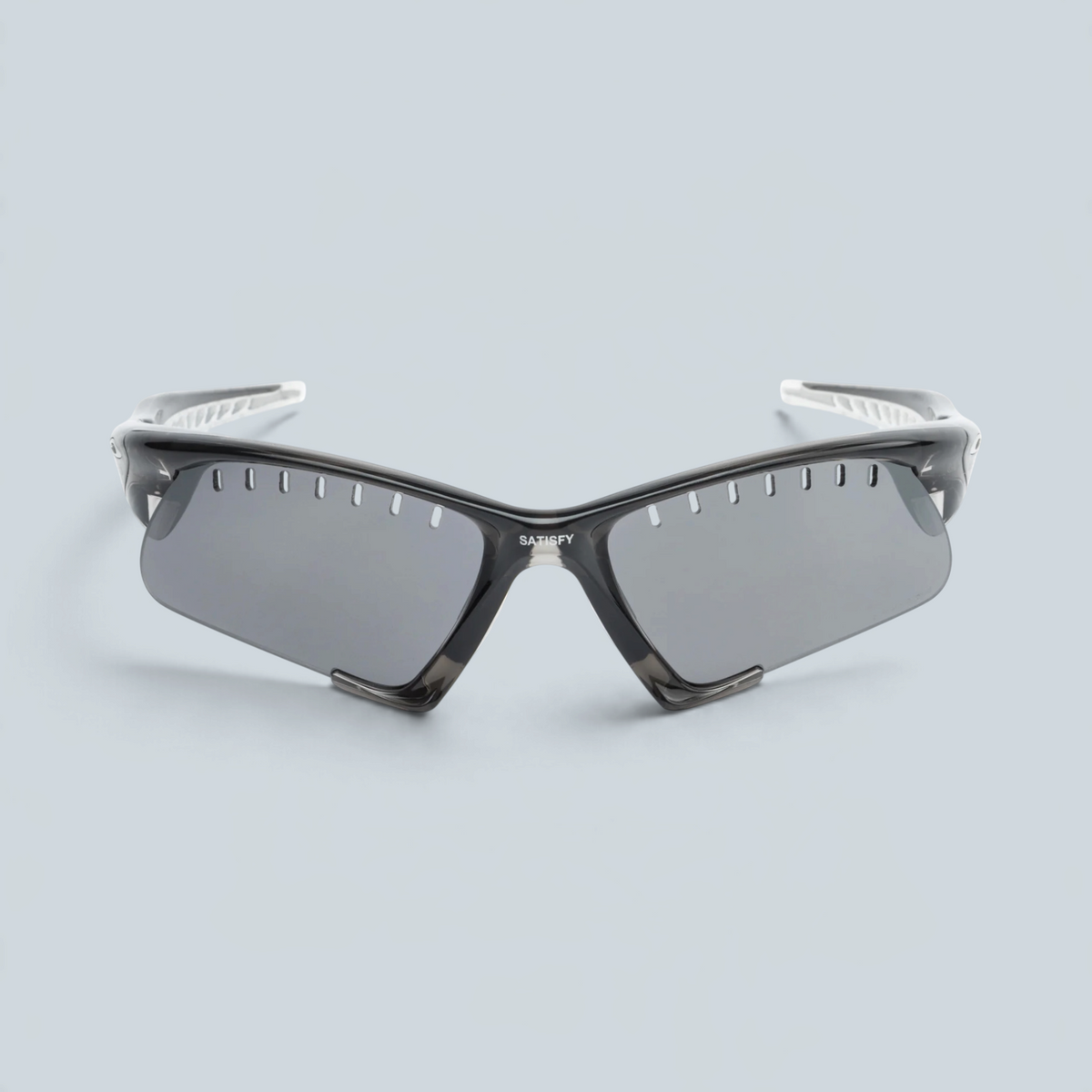Lunettes de soleil Saison Oakley x Satisfy Suture Jacket gris fumé avec verres ventilés Prizm Black