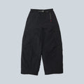 Pantalon balloon Saison noir en nylon recyclé avec ceinture intégrée et poches zippées