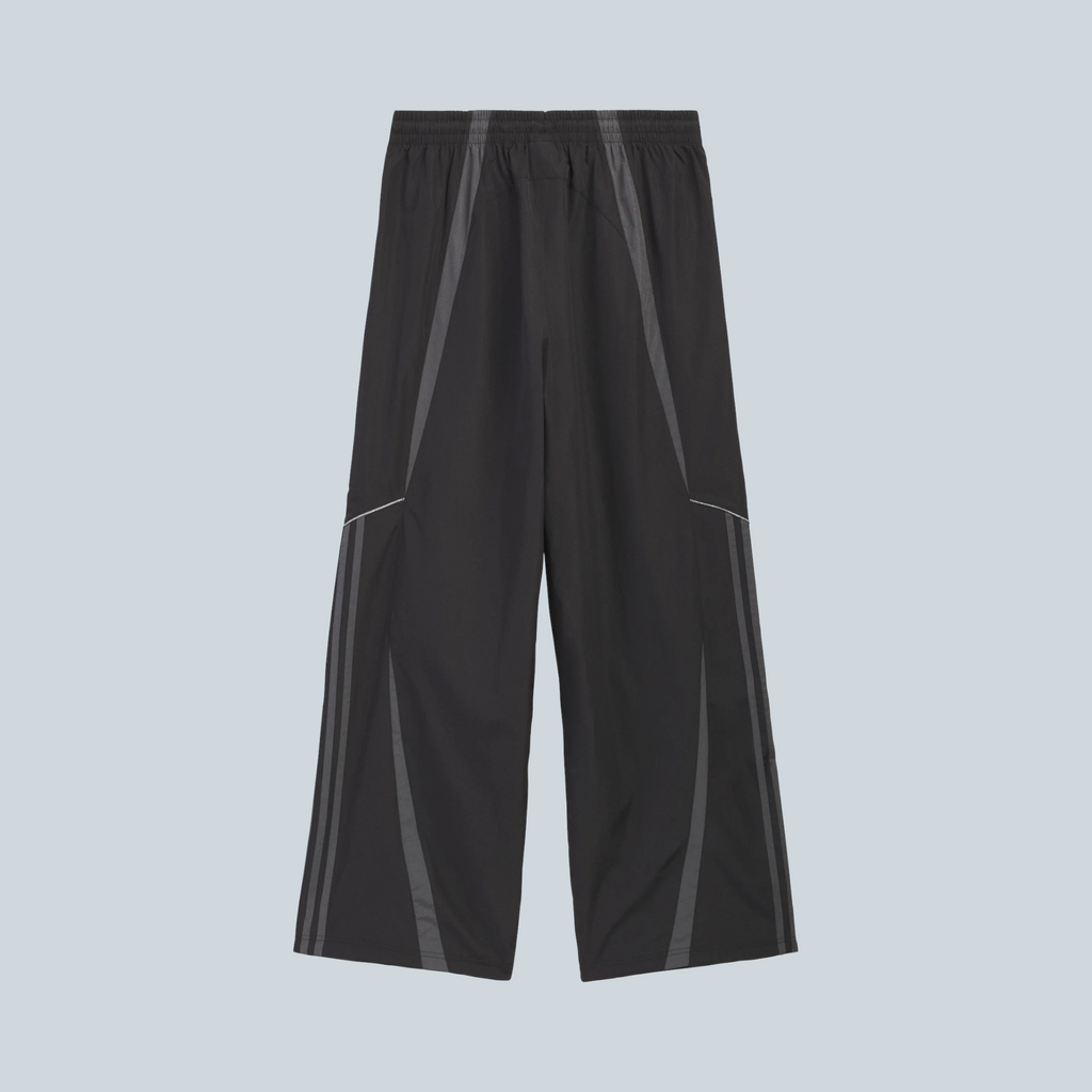 Pantalon de survêtement noir Saison x Hellstar x adidas en polyester recyclé avec détails contrastants