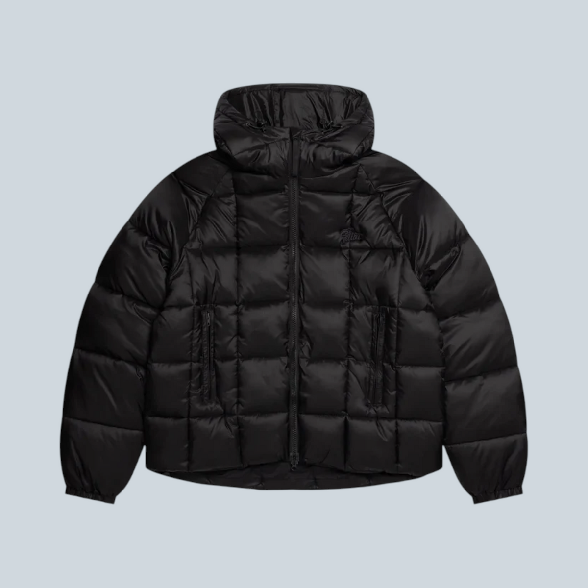 Patta Square Quilted Puffer Jacket Black, vue 2
