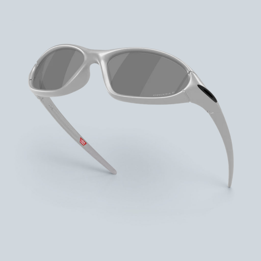 Lunettes de soleil Saison Portal Jacket avec monture argentée X-Silver et verres polarisés Prizm Black