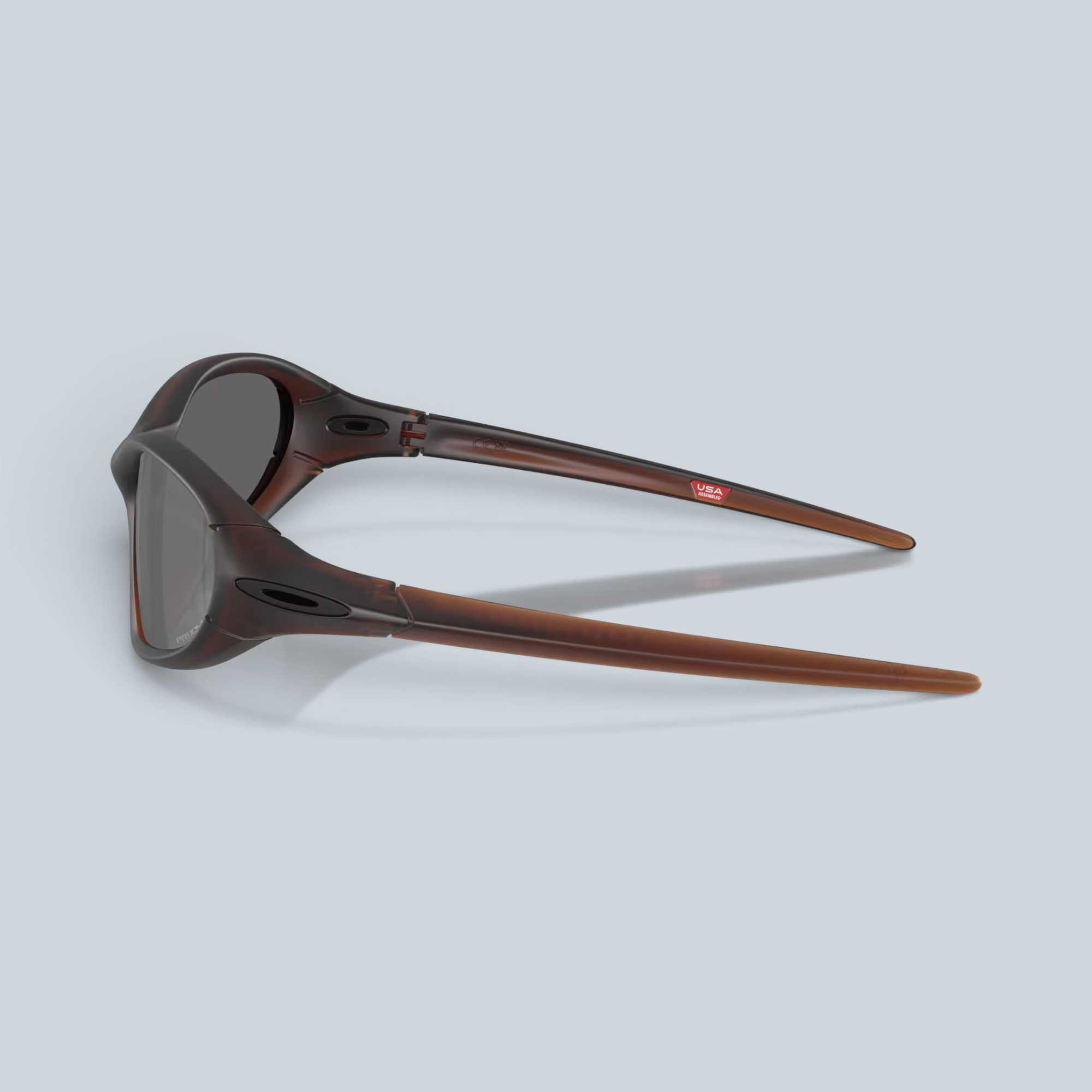 Lunettes de soleil Saison Portal Jacket avec monture O Matter marron Matte Rootbeer et verres Prizm Black