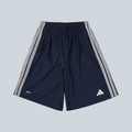 Short de survêtement Saison adidas x Arte Antwerp bleu marine avec bandes latérales blanches et logos brodés
