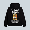 Sweat à capuche noir Saison avec graphisme Championship et bagues de champion au dos
