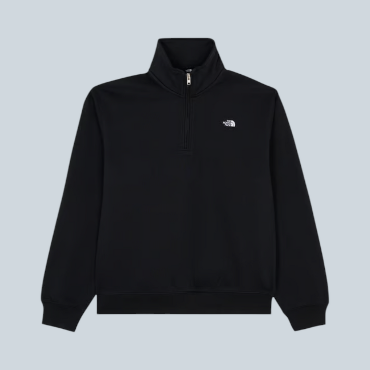 Sweat-shirt Saison The North Face Essential à coupe décontractée, col montant zippé et coloris noir