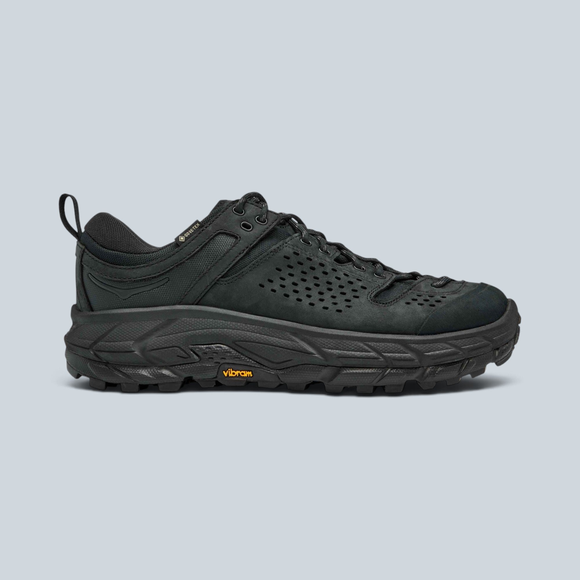 Chaussure de randonnée Saison Tor Ultra Lo noire en cuir nubuck avec membrane GORE-TEX et semelle Vibram Megagrip