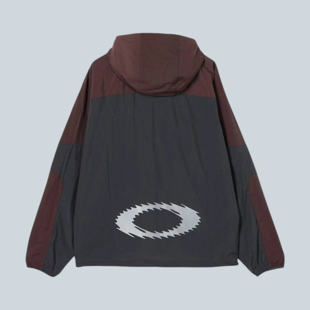Veste légère Saison Icon S O-Light Dry couleur bayberry avec capuche et logo réfléchissant au dos