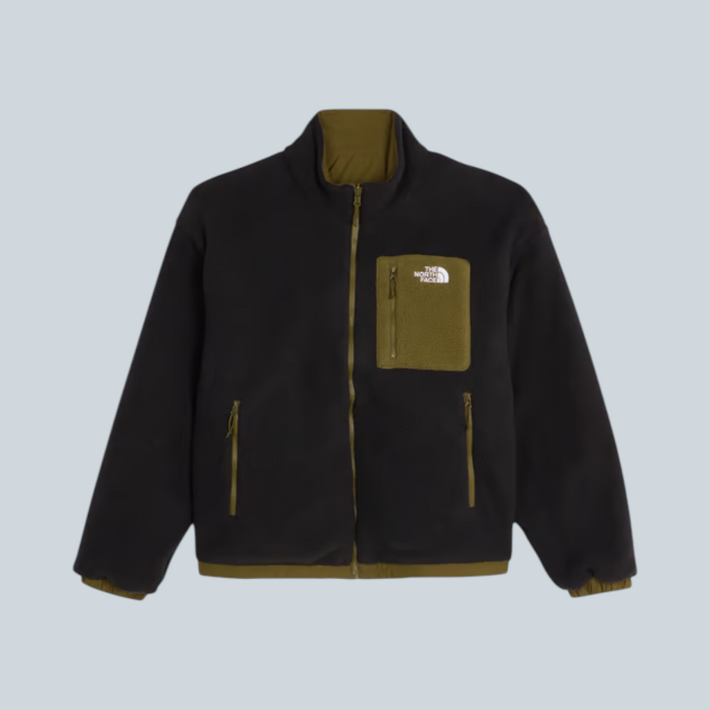 Veste réversible Saison Yumiori coloris Caraway Seed avec col montant et fermeture zippée