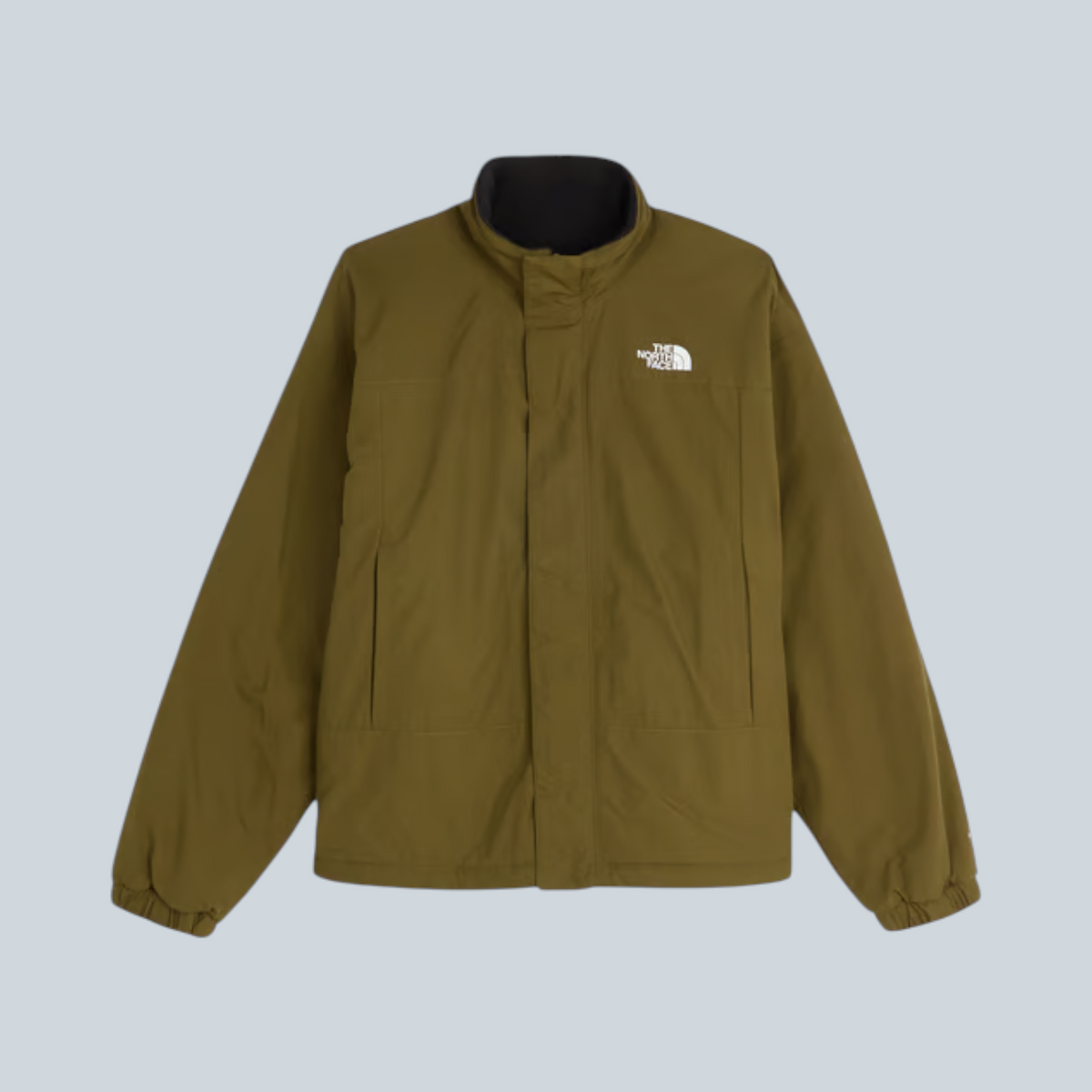 Veste réversible Saison Yumiori couleur Caraway Seed avec col montant et fermeture zippée