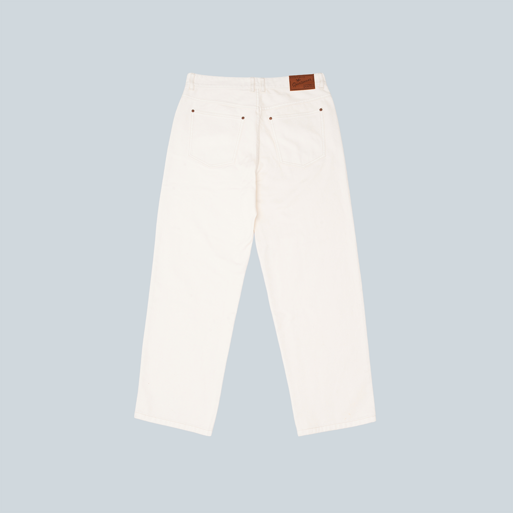WIDE LEG ANGORA PANTS